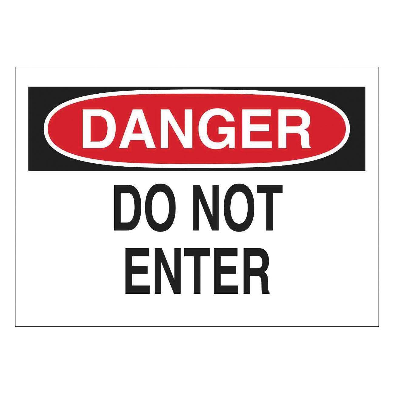 Brady® 22434 Access & Security Signs