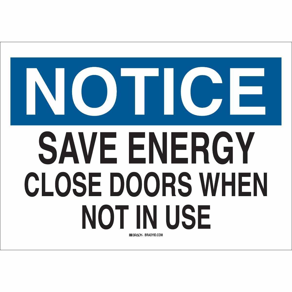 Brady® 22445 Access & Security Signs