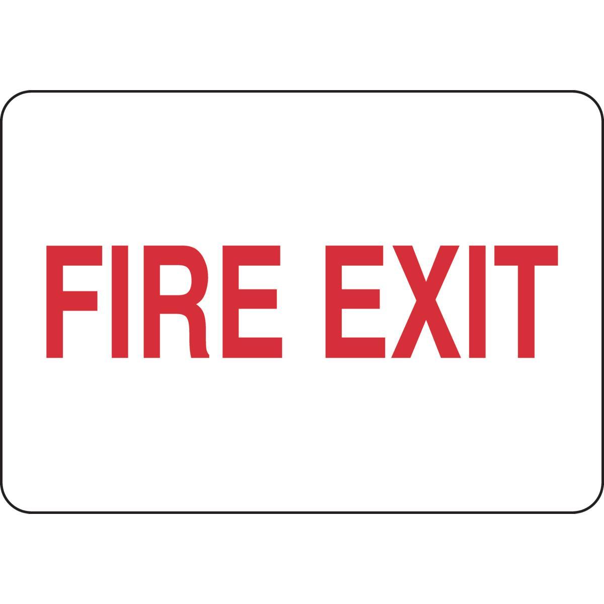 Brady® 22495 Fire, Emergency, Exit & First Aid Signs