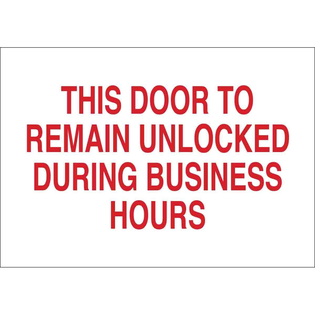 Brady® 41123 Access & Security Signs