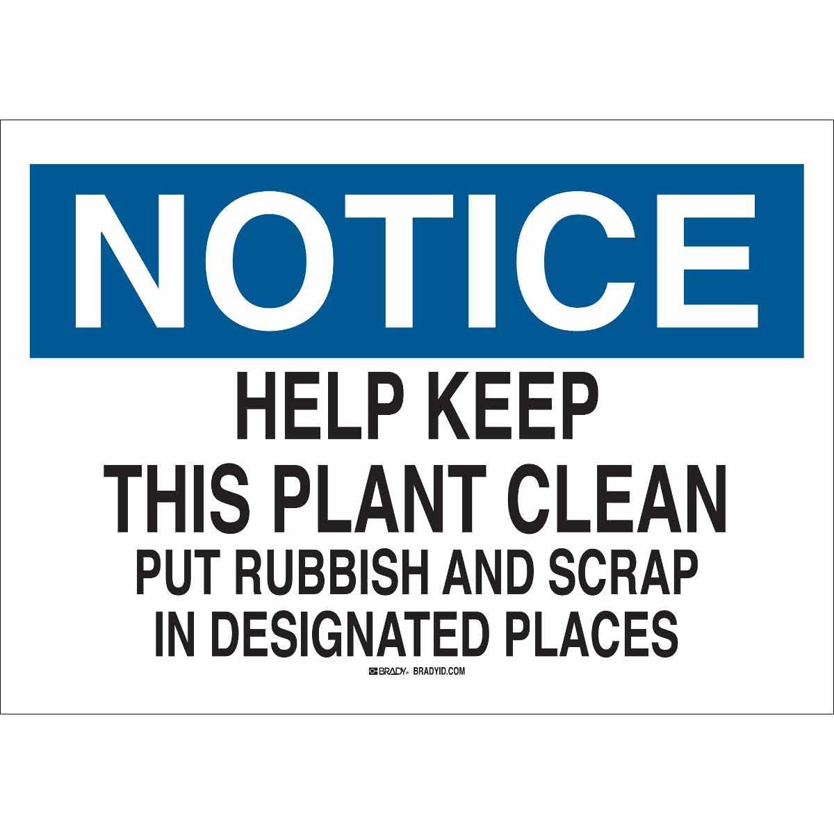 Brady® 69013 Office & Facility Signs
