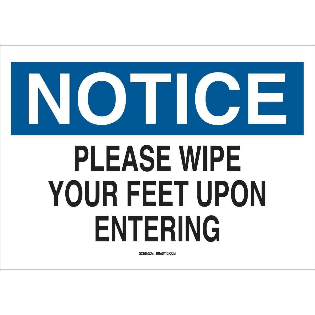 Brady® 22807 Office & Facility Signs