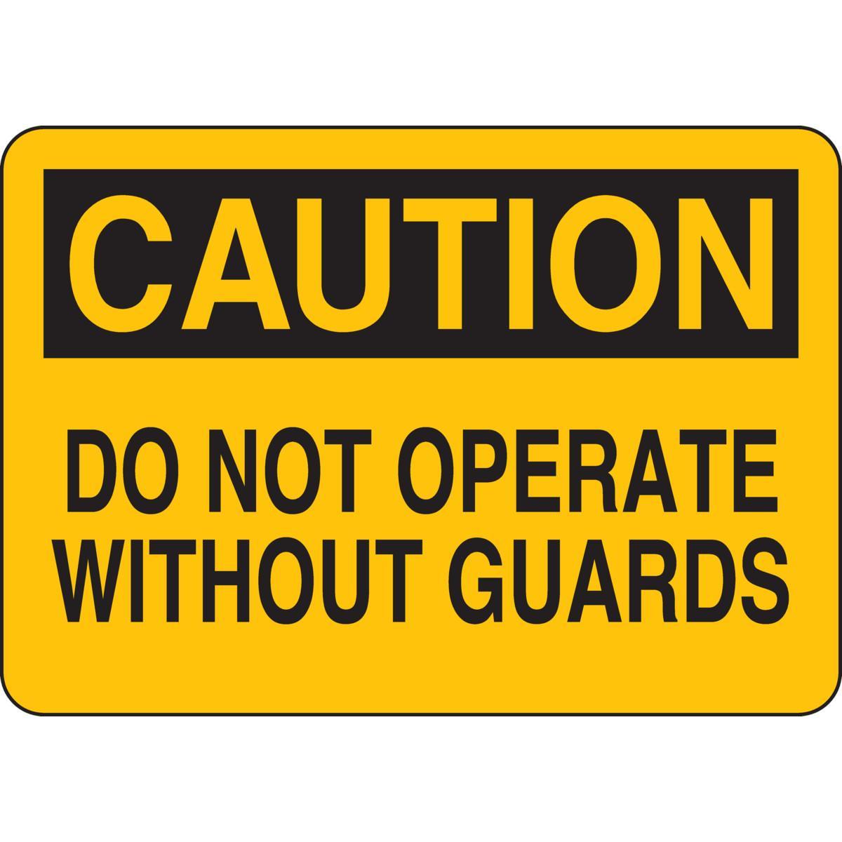 Brady® 42402 Accident Prevention Signs