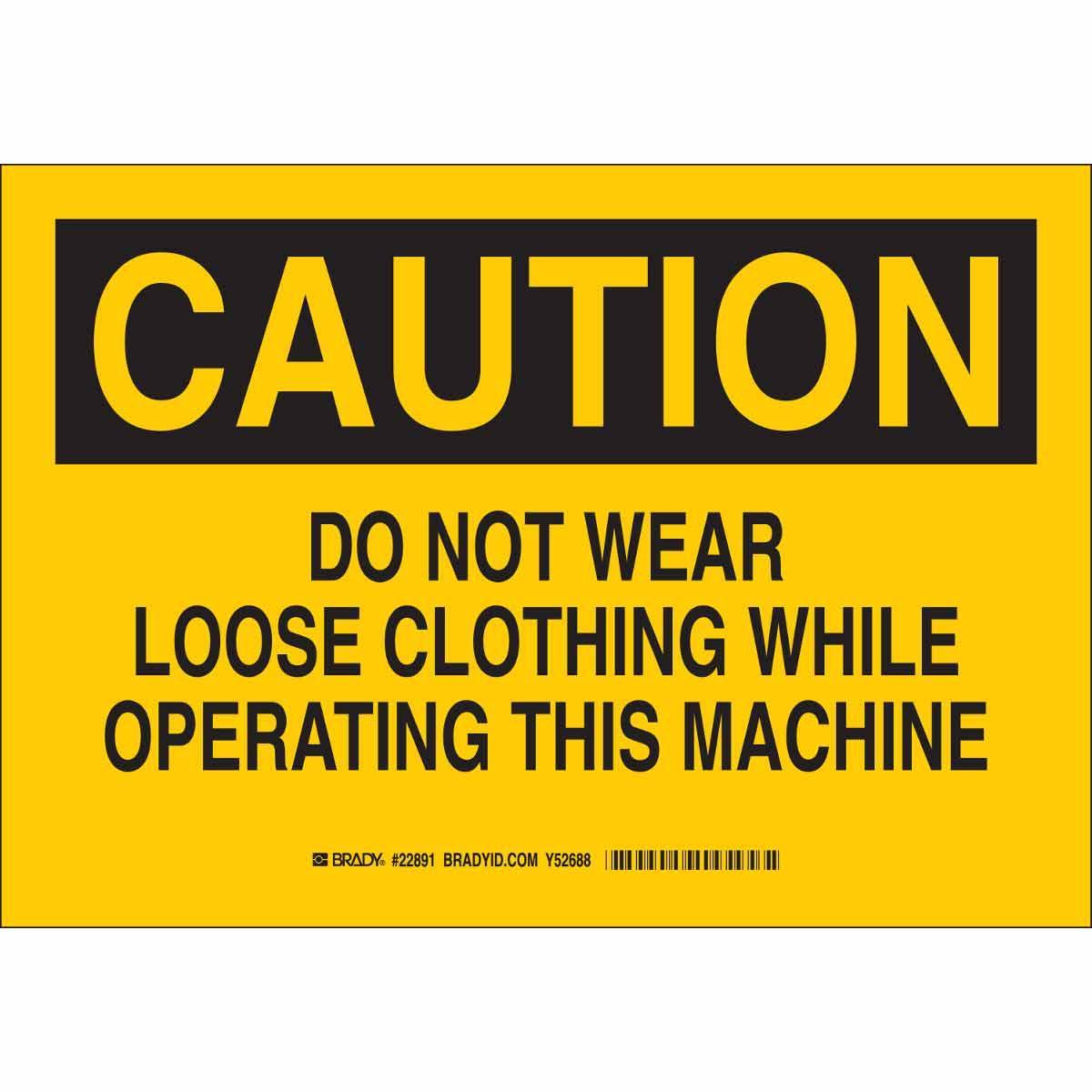 Brady® 22892 Accident Prevention Signs