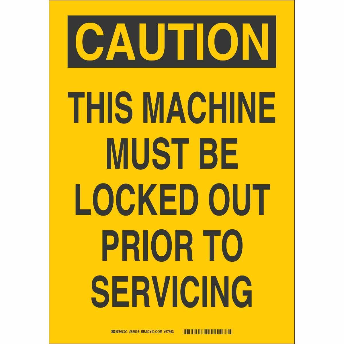 Brady® 22932 Accident Prevention Signs