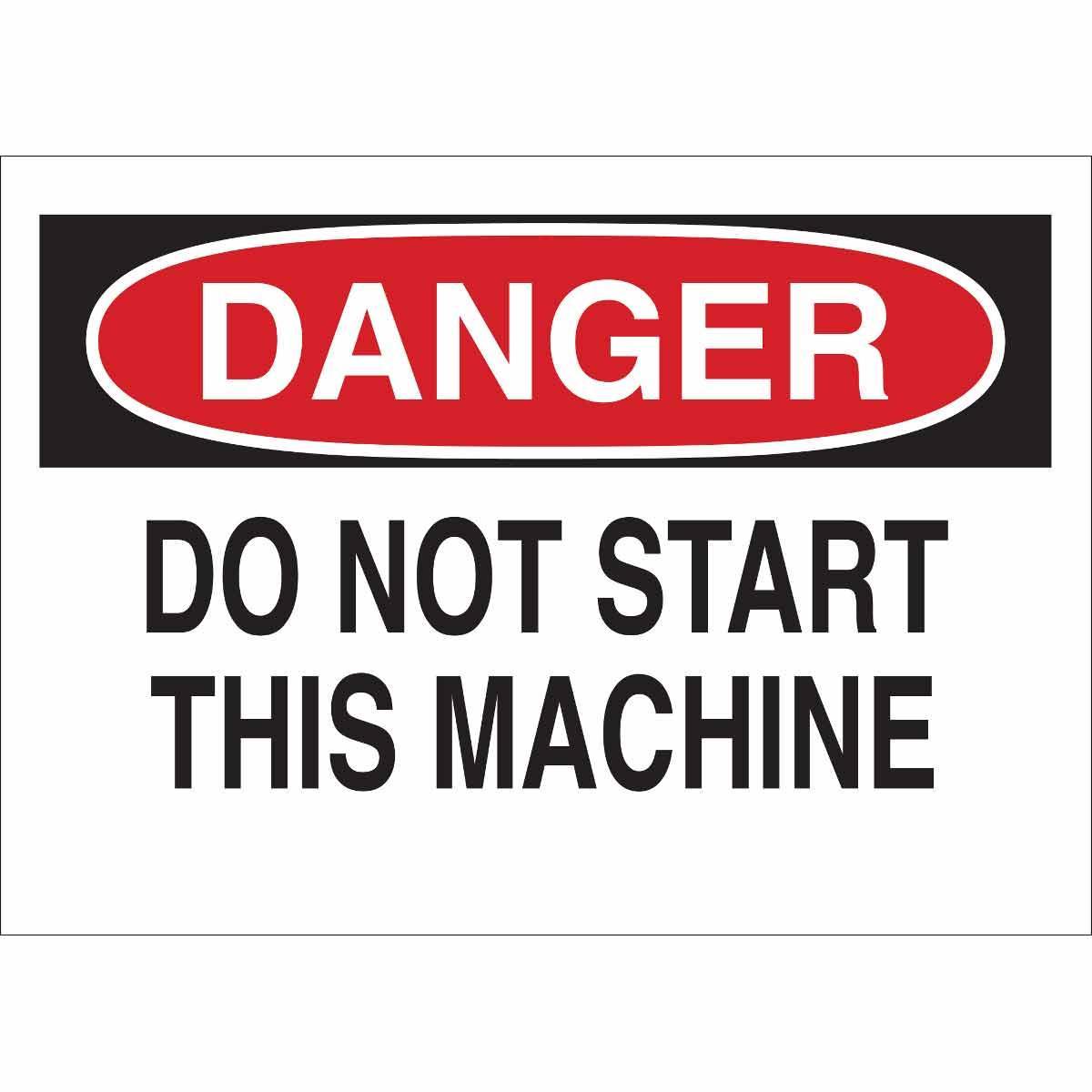 Brady® 85960 Accident Prevention Signs