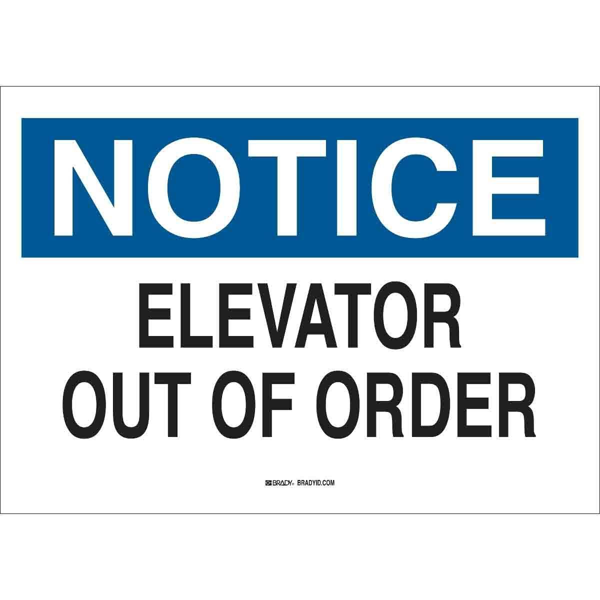 Brady® 23055 Accident Prevention Signs