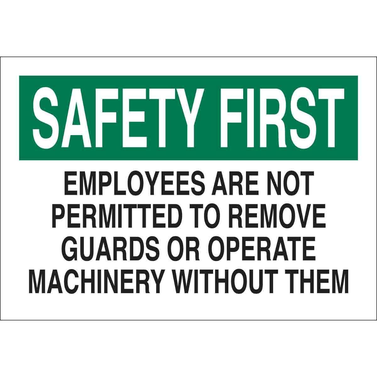 Brady® 23071 Accident Prevention Signs