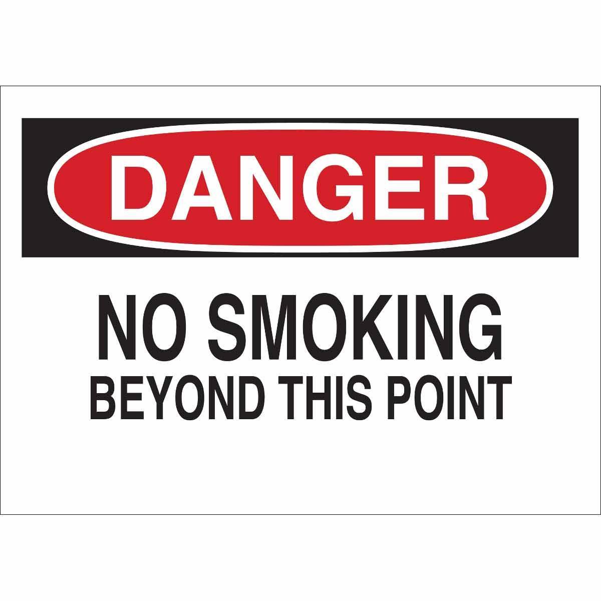 Brady® 88375 No Smoking & Restricted Activity Signs