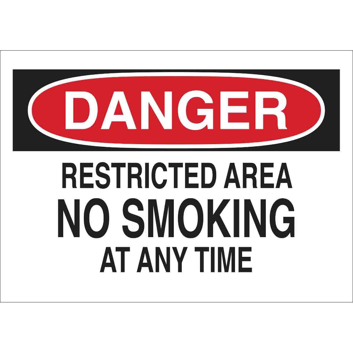 Brady® 42665 No Smoking & Restricted Activity Signs