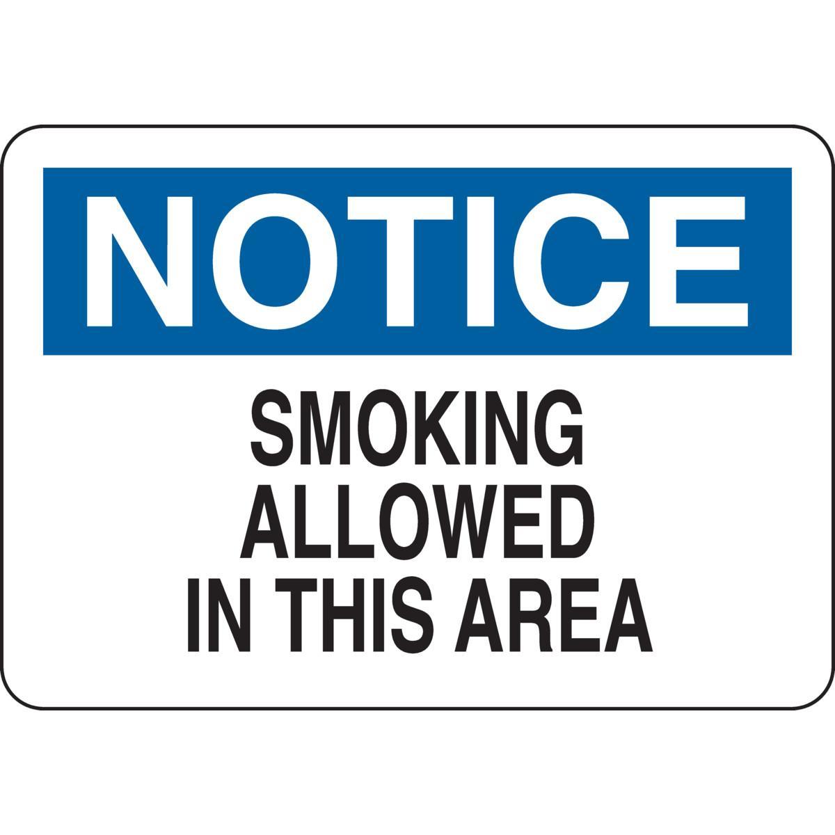 Brady® 42671 No Smoking & Restricted Activity Signs