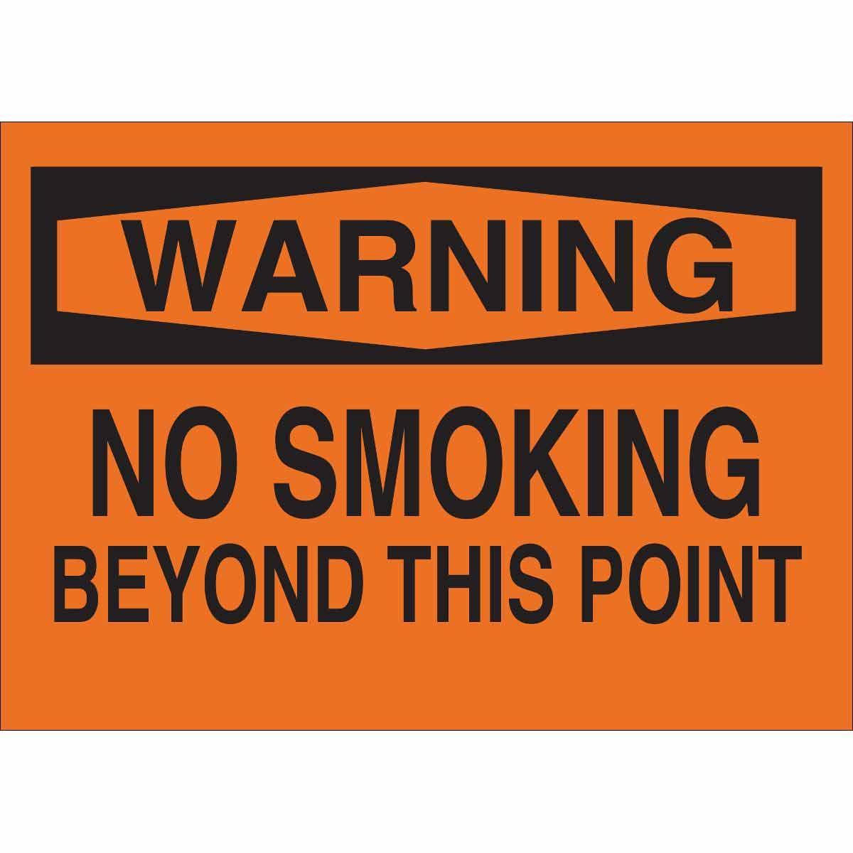 Brady® 69601 No Smoking & Restricted Activity Signs