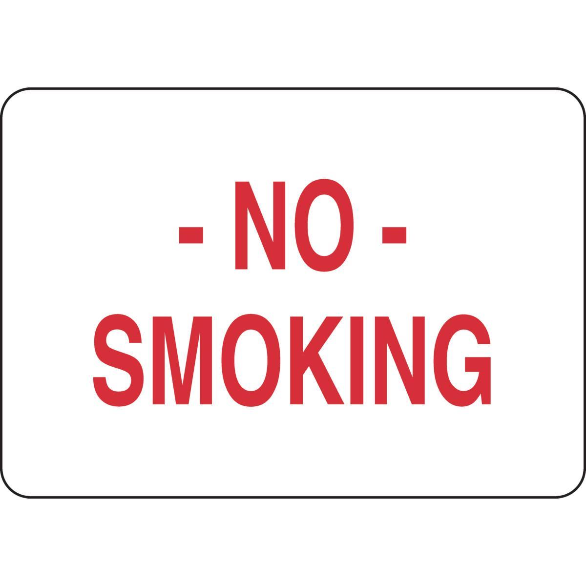 Brady® 25115 No Smoking & Restricted Activity Signs