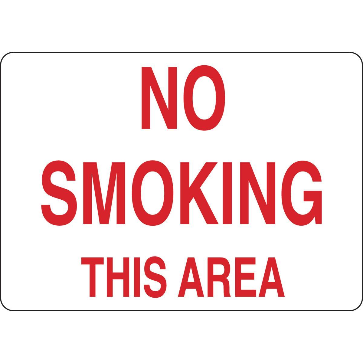Brady® 88451 No Smoking & Restricted Activity Signs