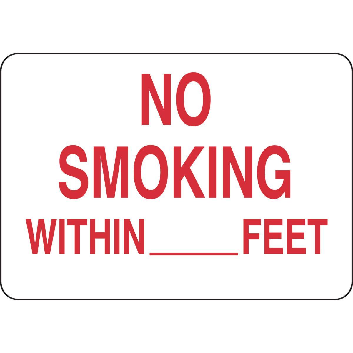 Brady® 25137 No Smoking & Restricted Activity Signs