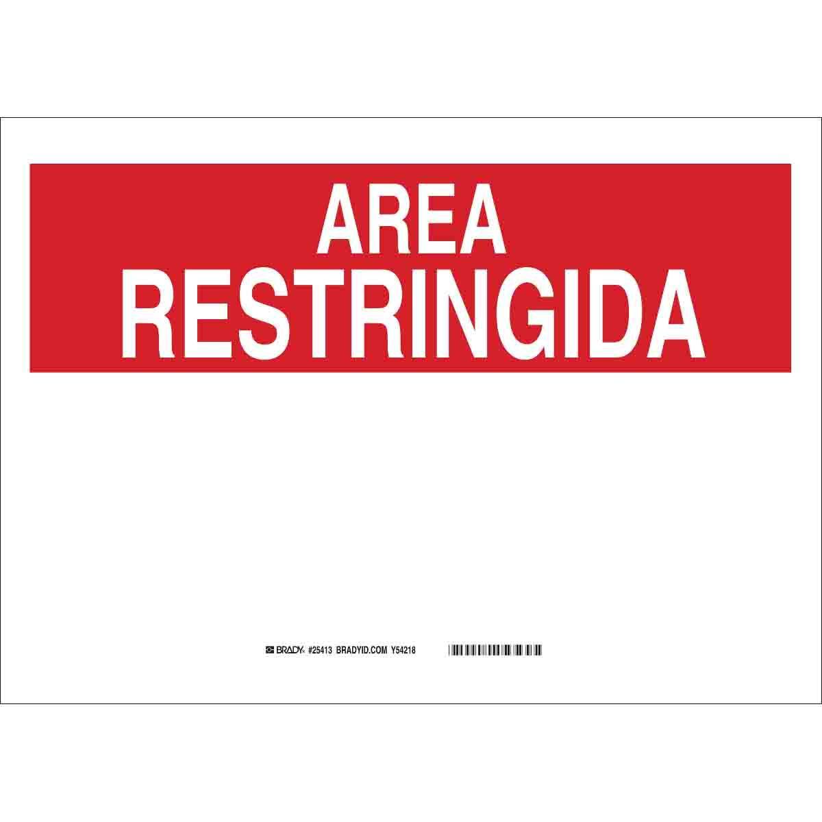 Brady® 25413 Blank Signs & Preprinted Headers
