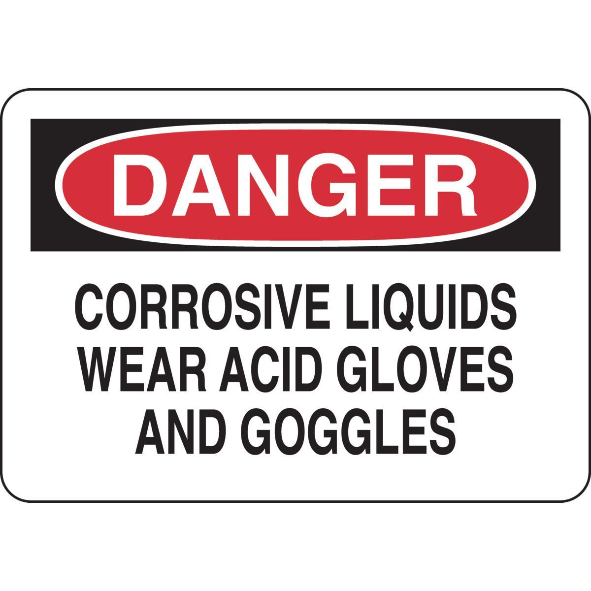 Brady® 84369 Chemical & Hazardous Material Signs