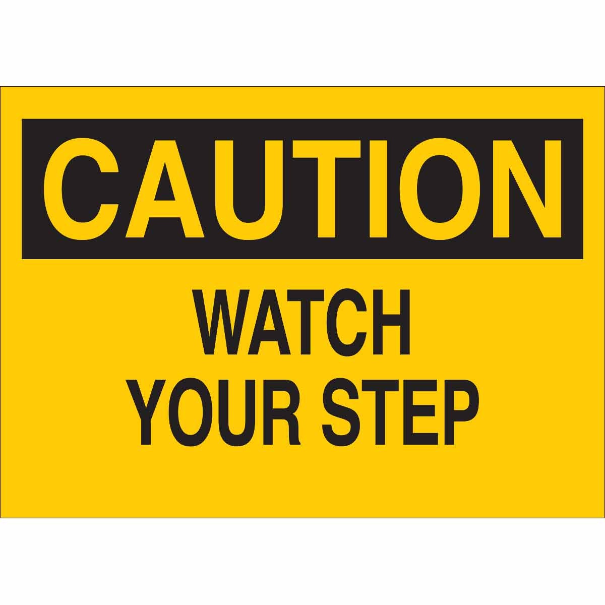 Brady® 25611 Accident Prevention Signs