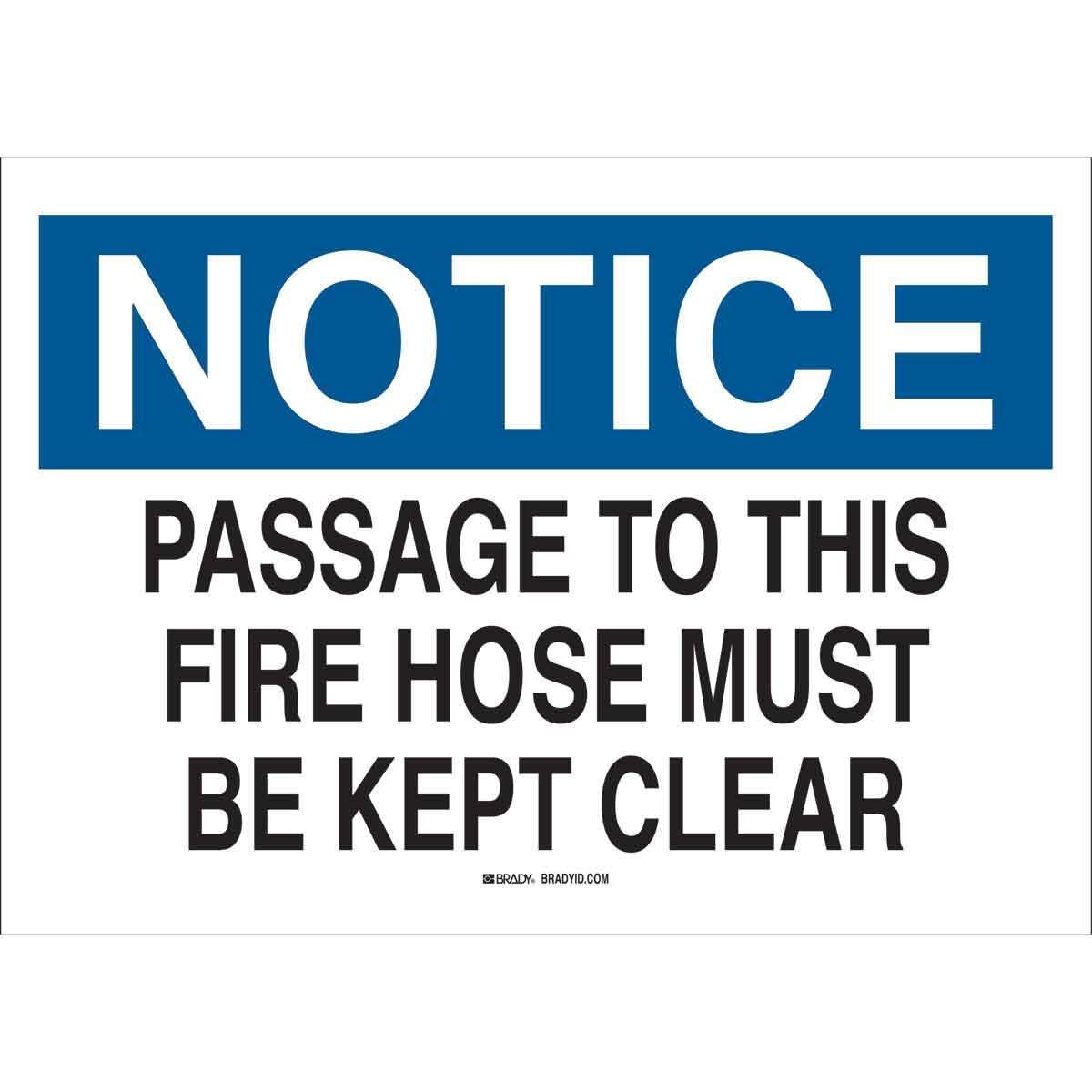 Brady® 85211 Office & Facility Signs