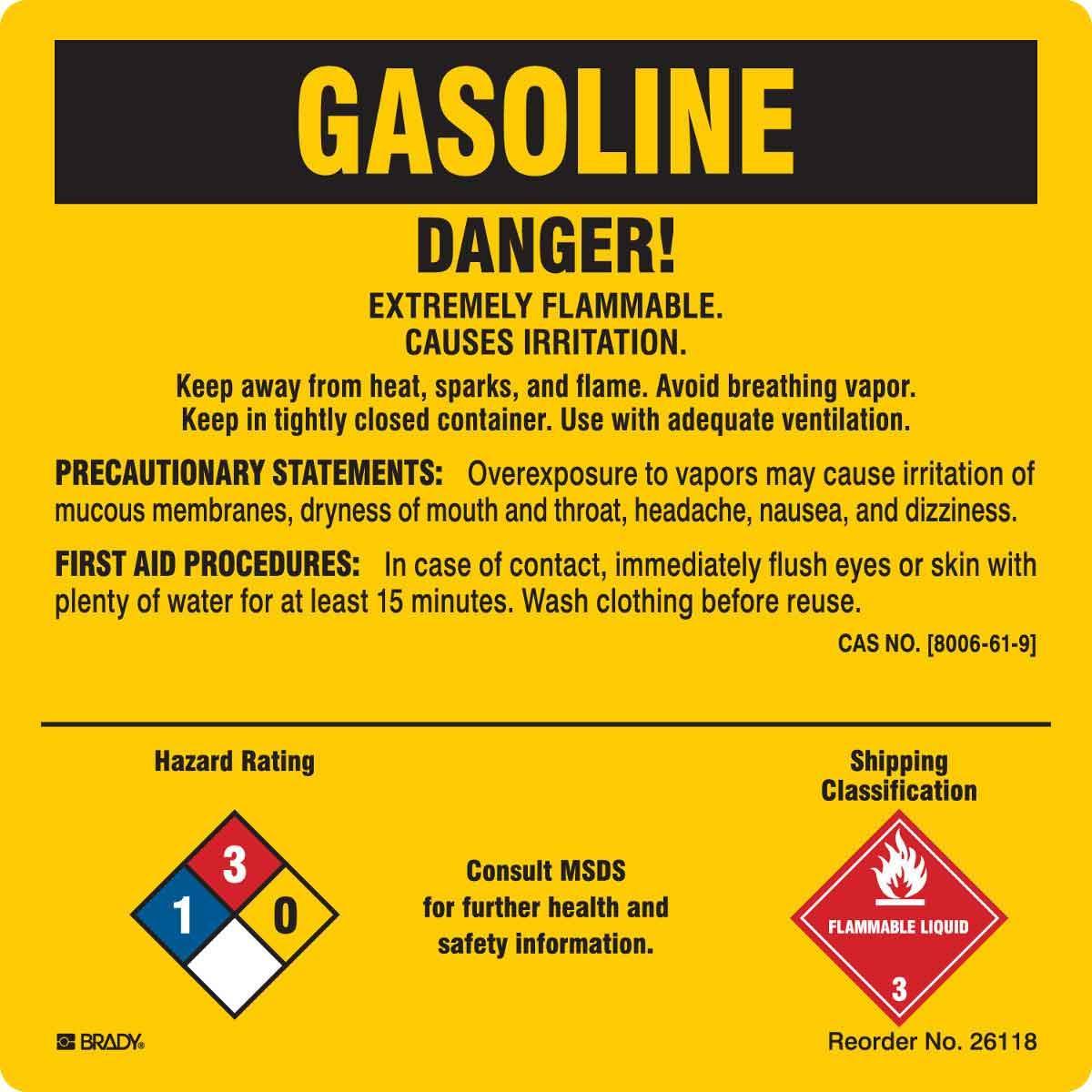 Brady® 26118LS Safety & Facility Labels