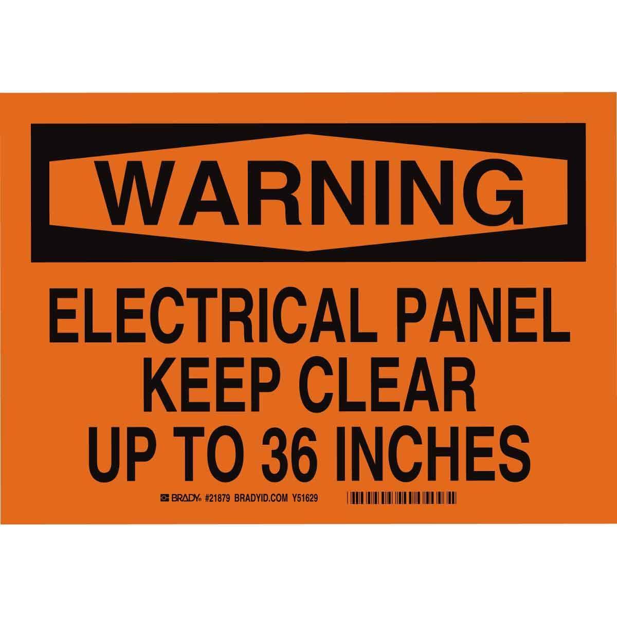 Brady® 26454 Accident Prevention Signs