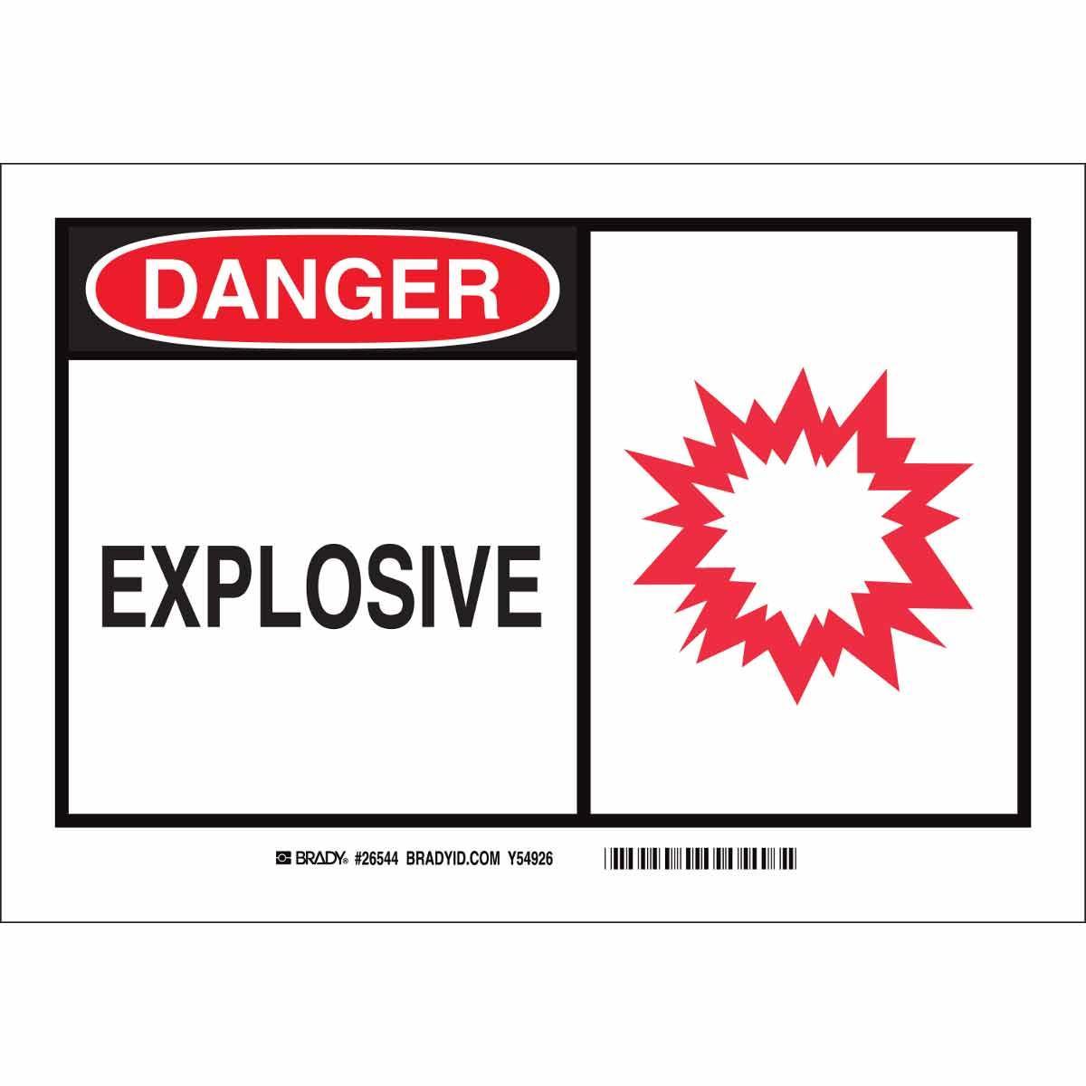 Brady® 26544 Chemical & Hazardous Material Signs