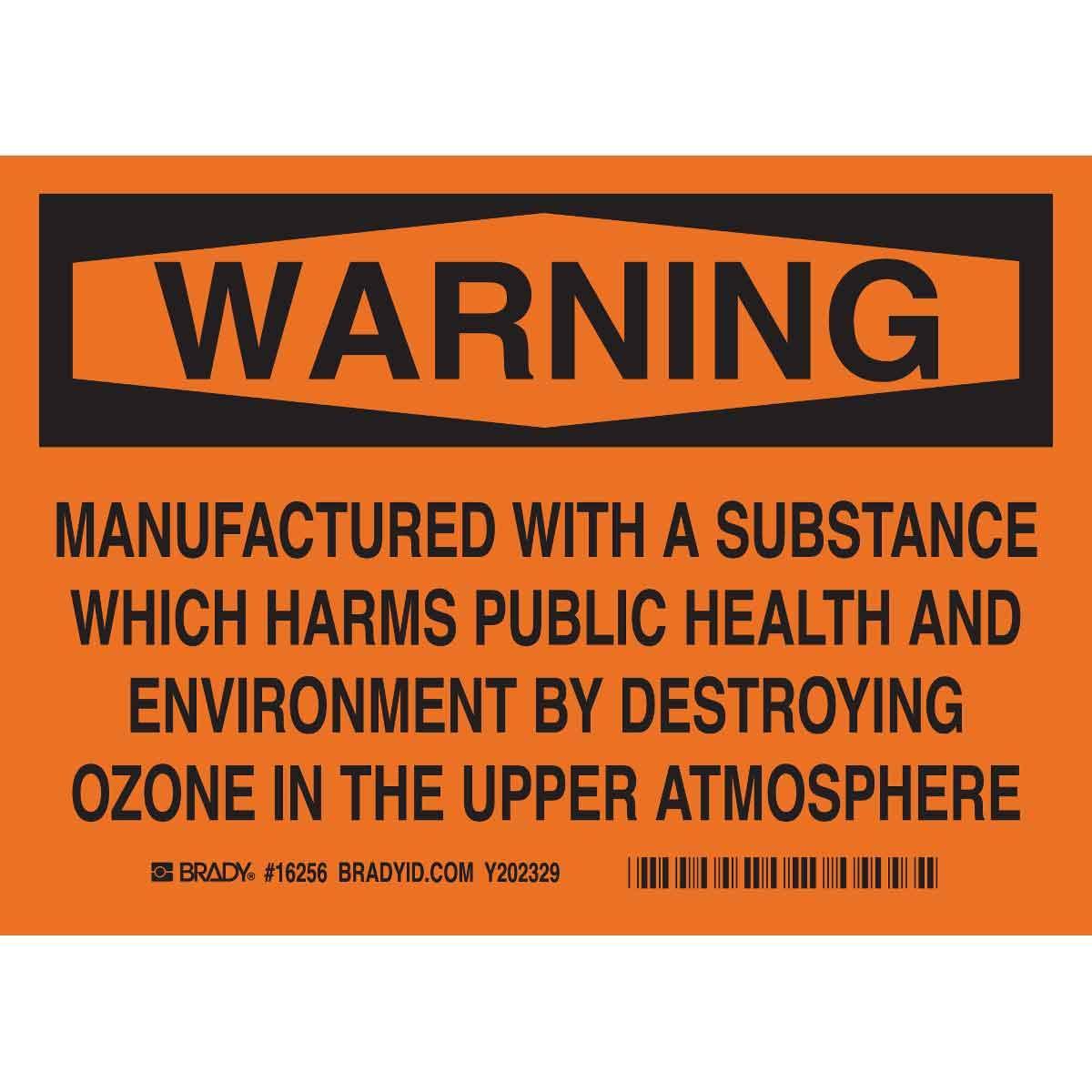 Brady® 26904 Chemical & Hazardous Material Signs