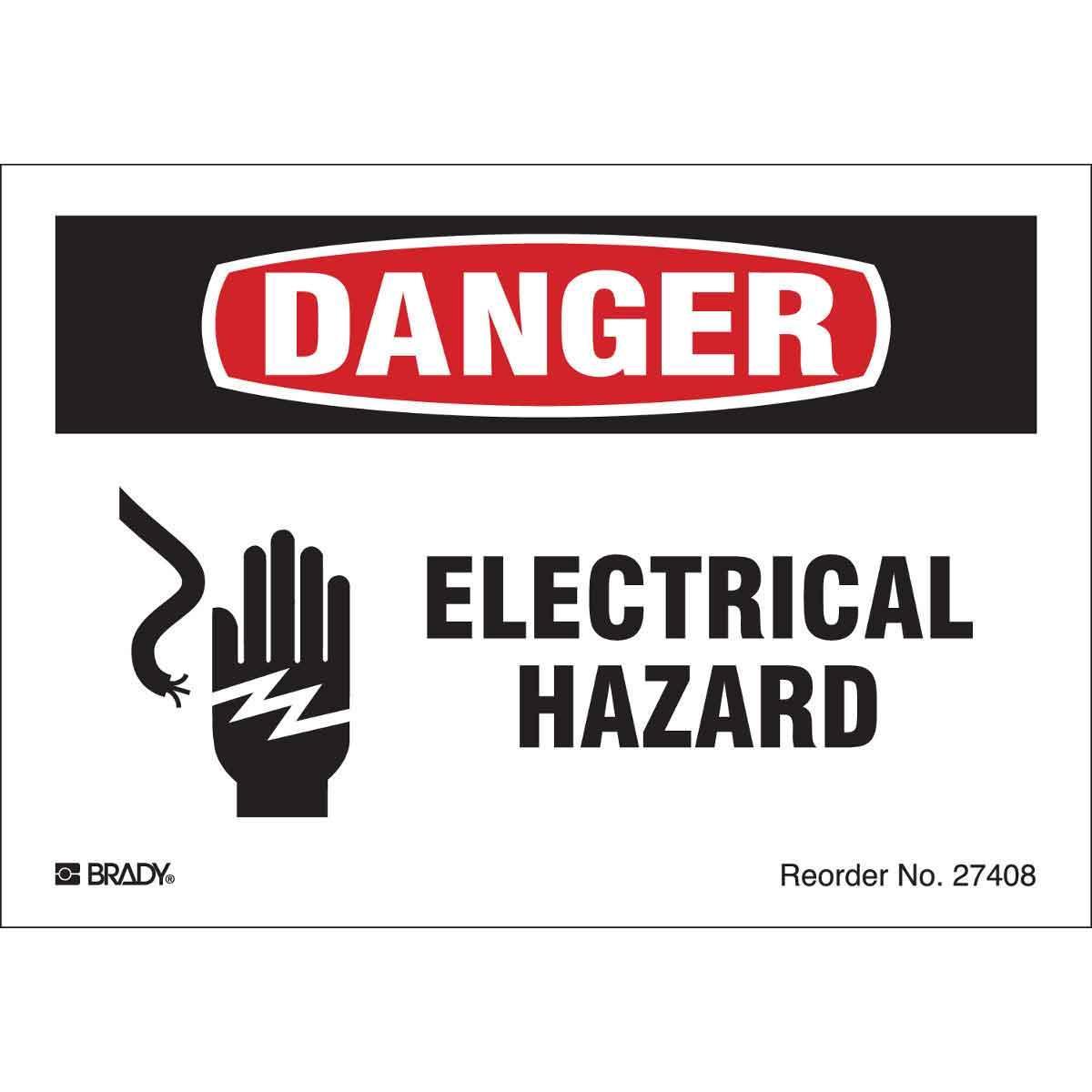 Brady® 27408LS Safety & Facility Labels