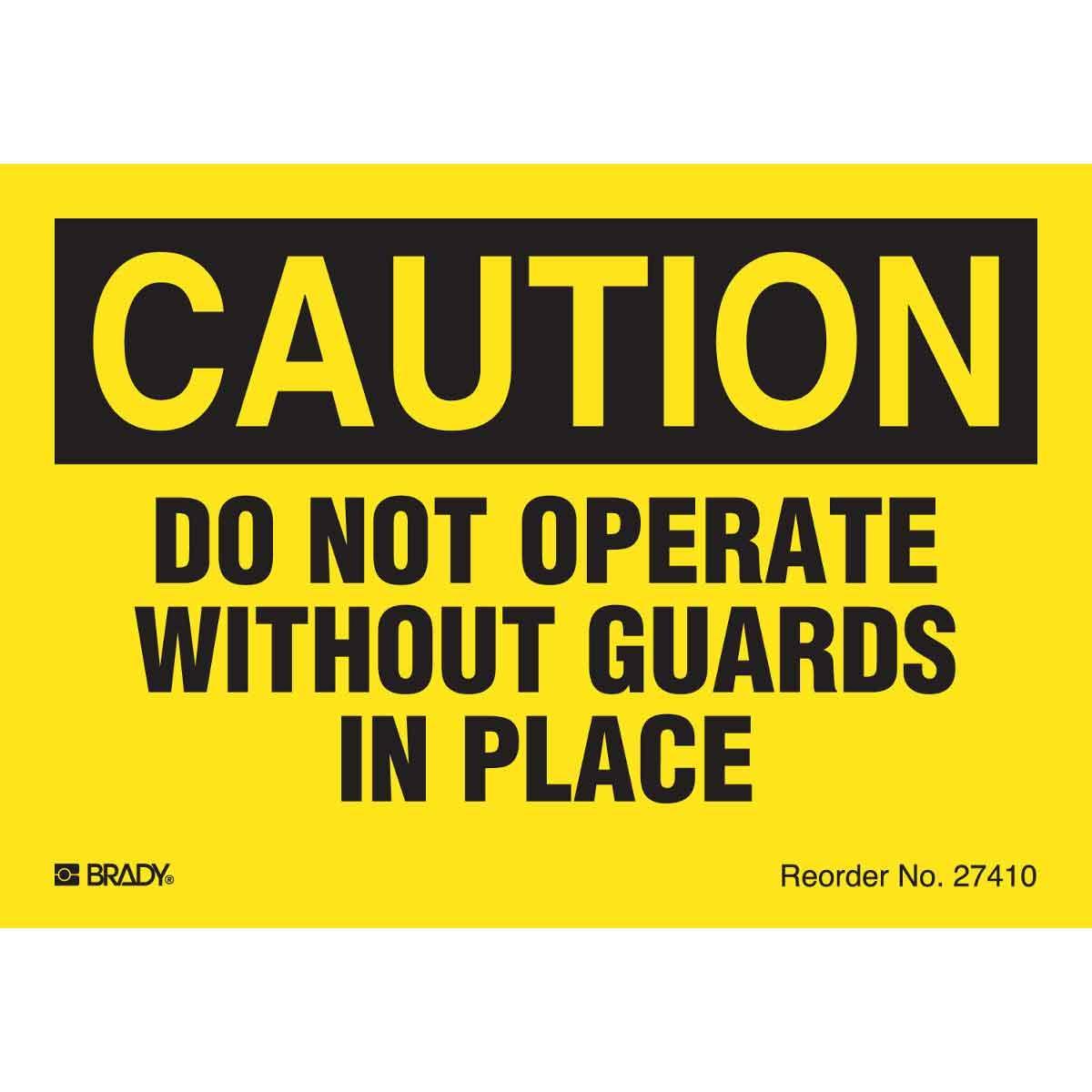 Brady® 27410LS Safety & Facility Labels