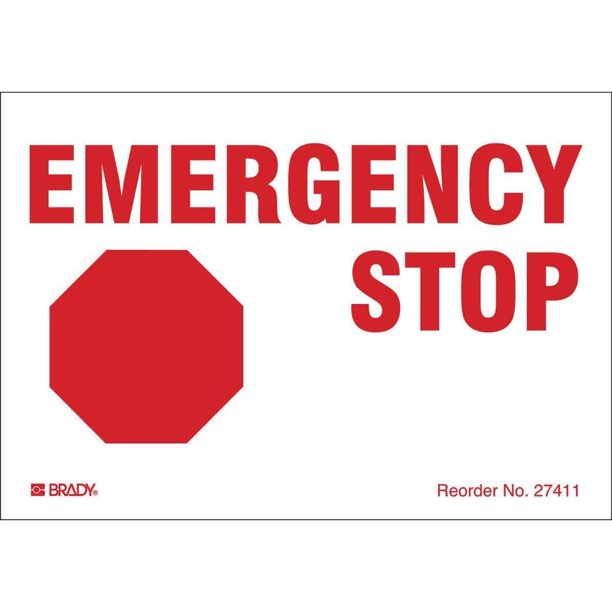 Brady® 27411LS Safety & Facility Labels