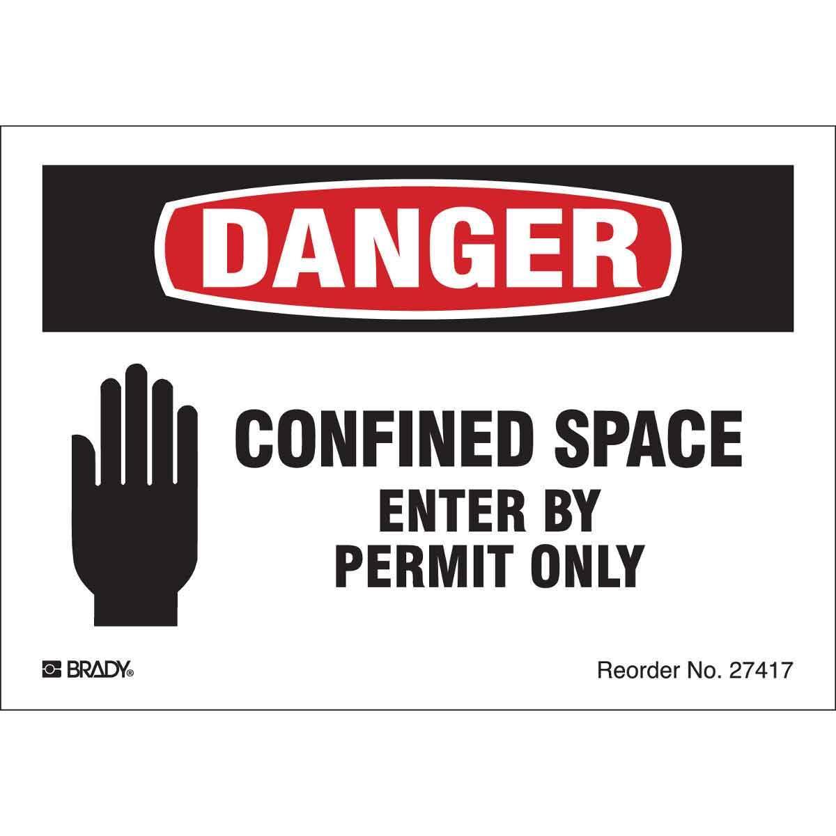 Brady® 27417LS Safety & Facility Labels