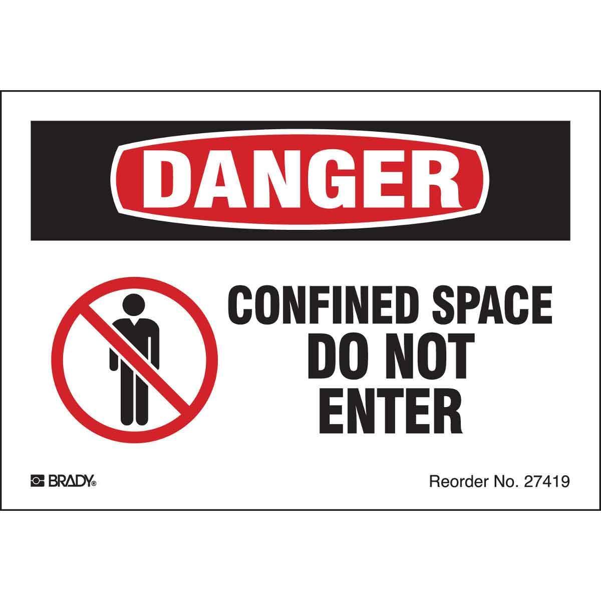 Brady® 27419LS Safety & Facility Labels