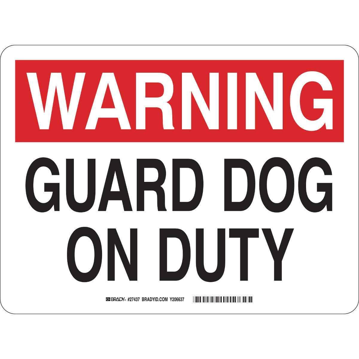 Brady® 27435 Access & Security Signs