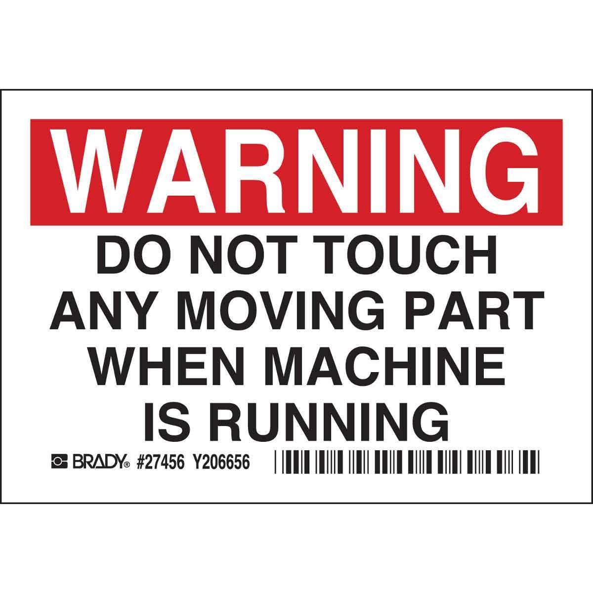 Brady® 27456 Accident Prevention Signs