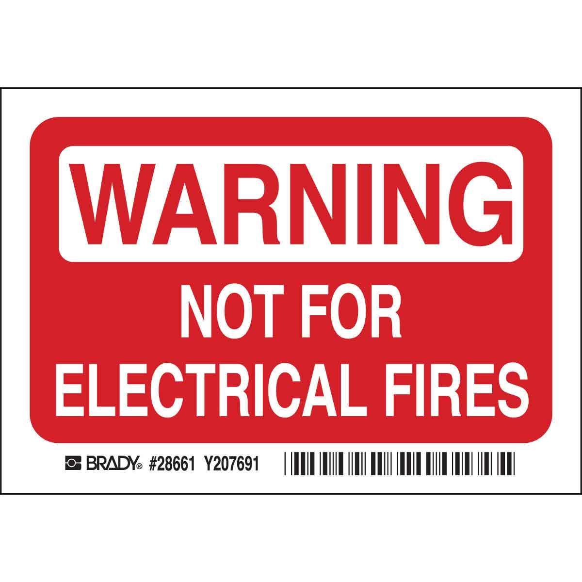 Brady® 28661 Fire, Emergency, Exit & First Aid Signs