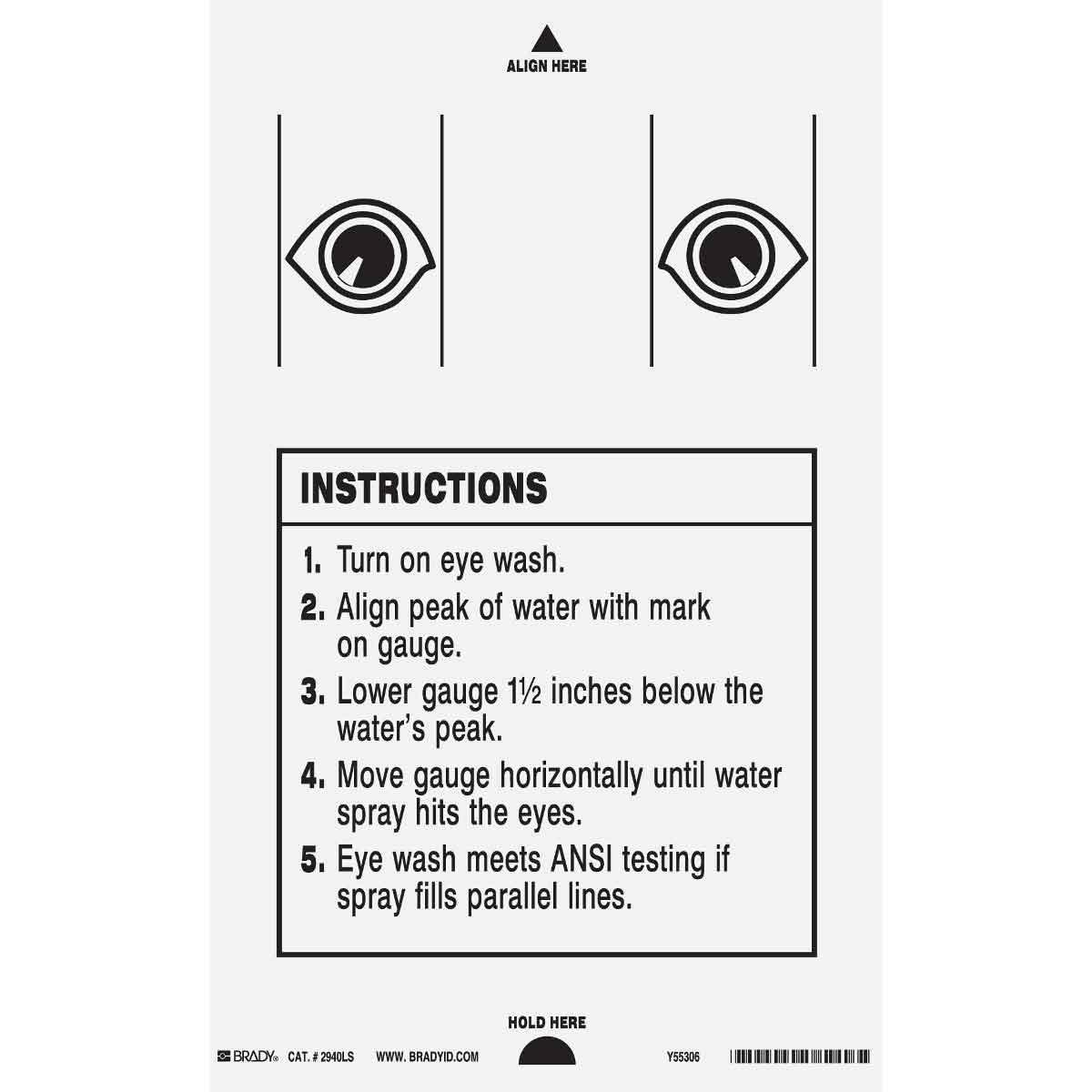 Brady® 2940LS Fire, Emergency, Exit & First Aid Signs