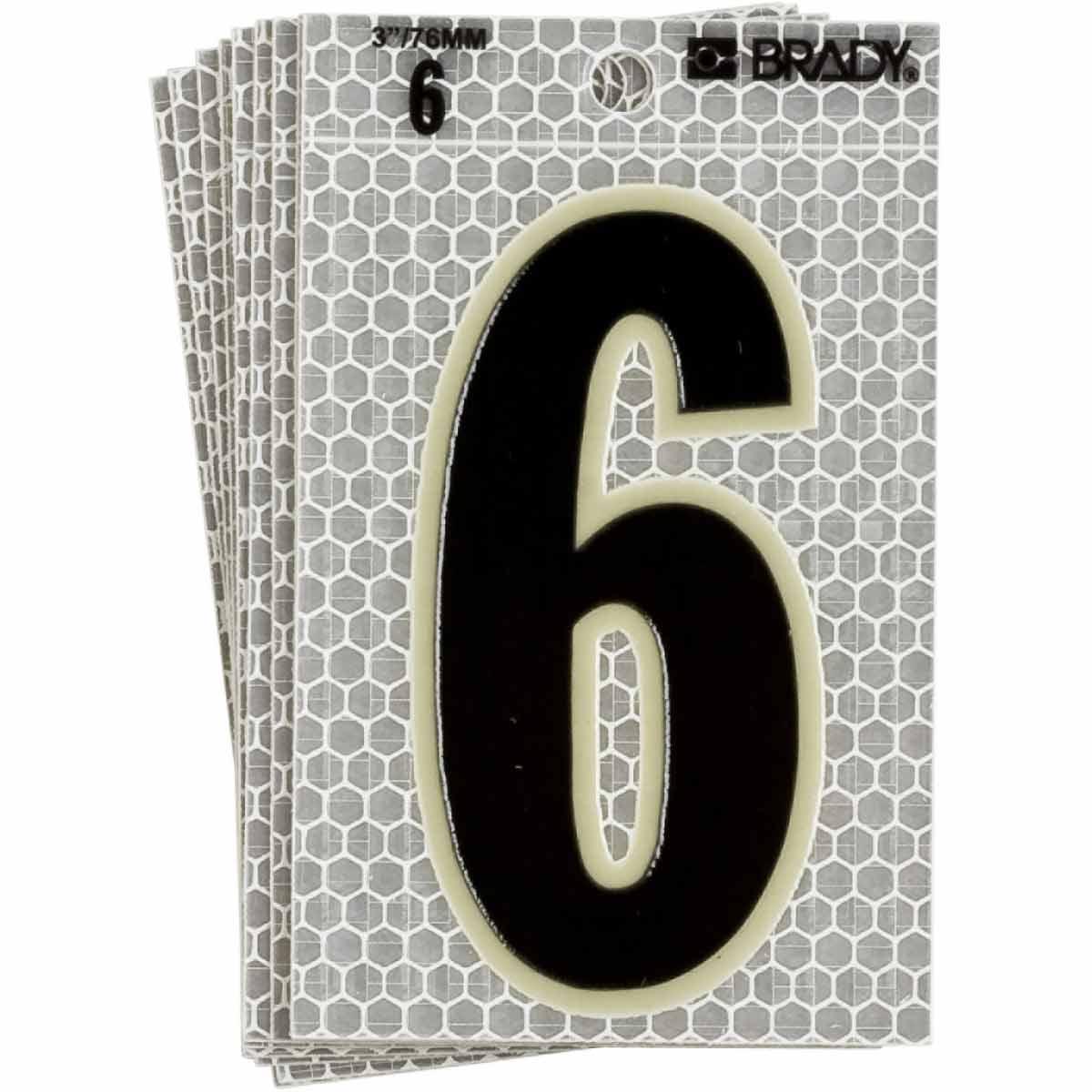 Brady® 3010-6 Letters & Numbers