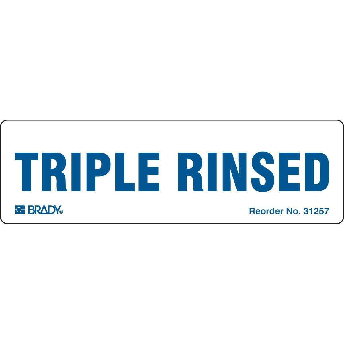 Brady® 31257LS Safety & Facility Labels