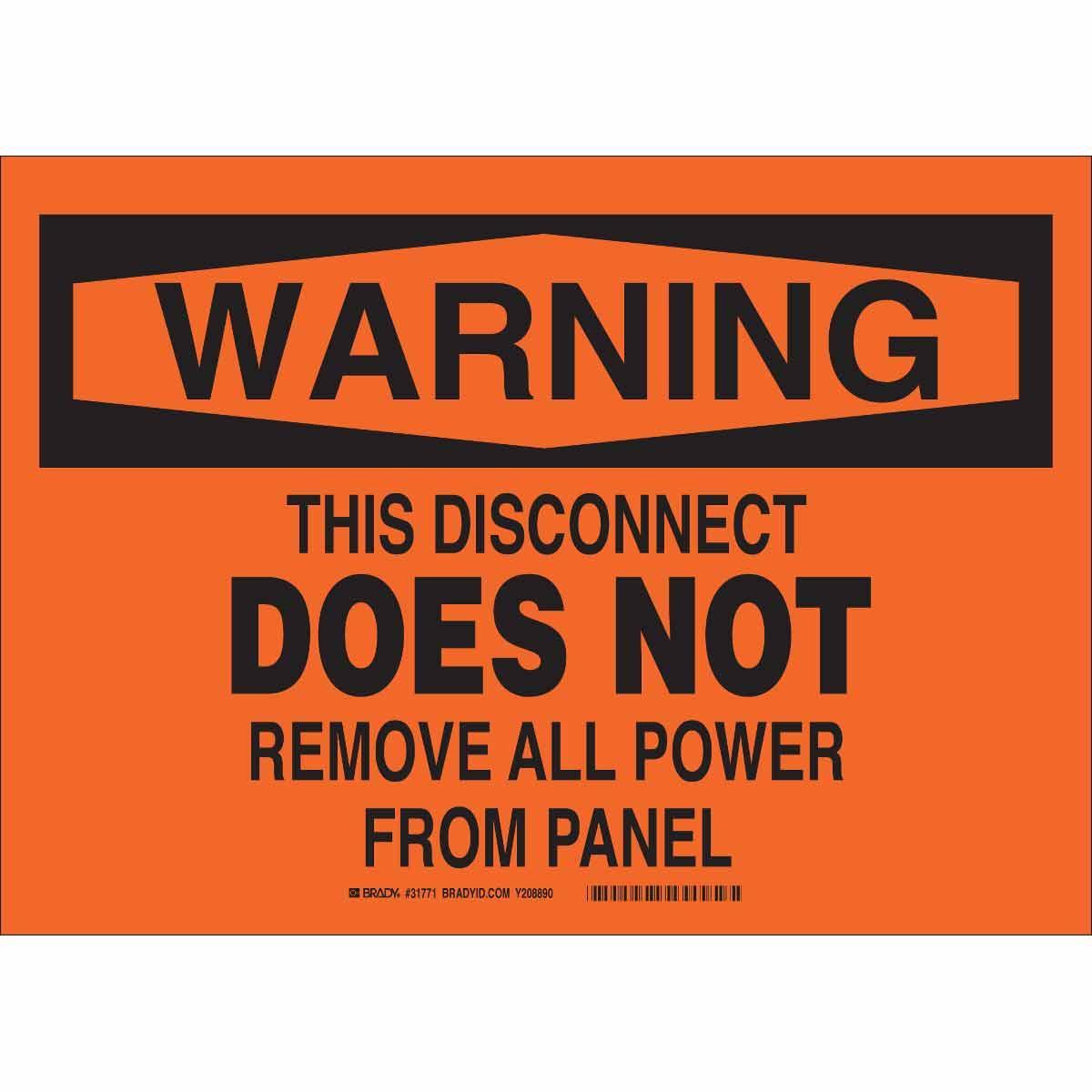Brady® 31776 Accident Prevention Signs
