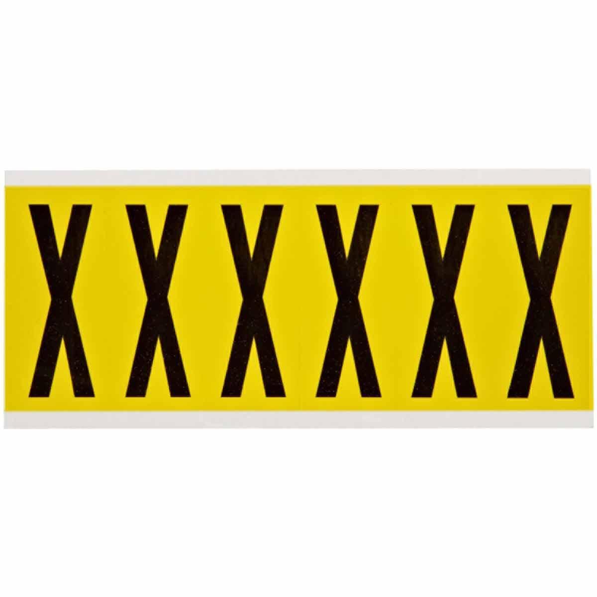 Brady® 3450-X Letters & Numbers