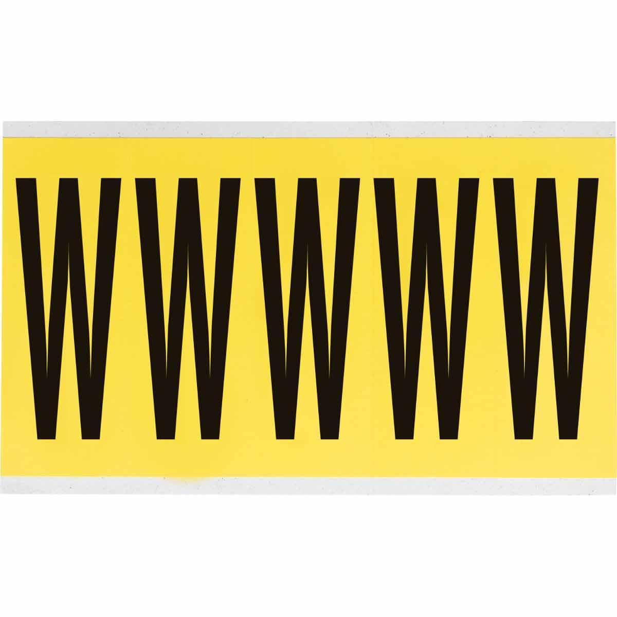 Brady® 3460-W Letters & Numbers