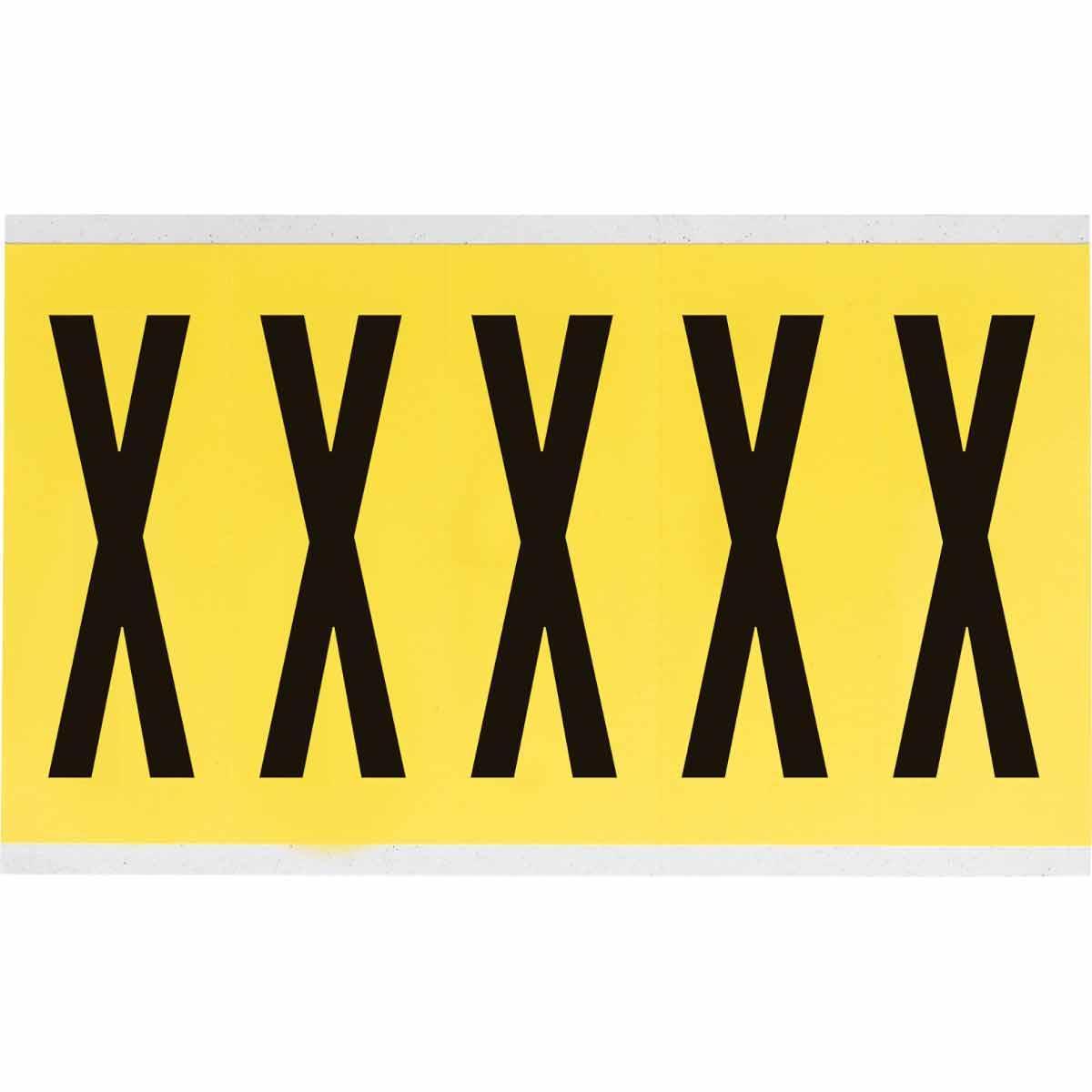 Brady® 3460-X Letters & Numbers