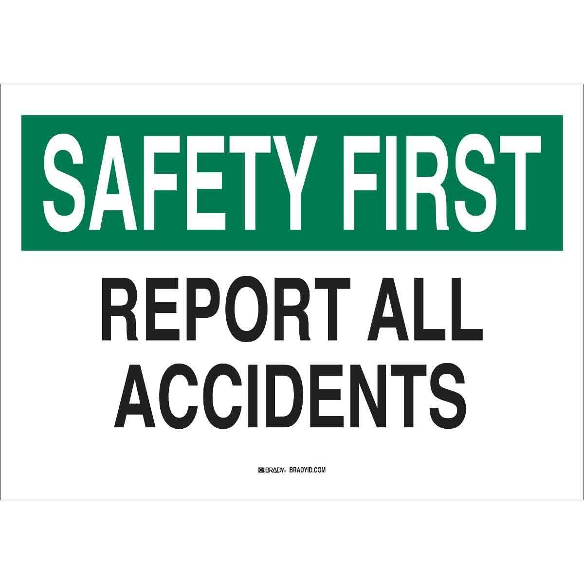 Brady® 35478 Accident Prevention Signs