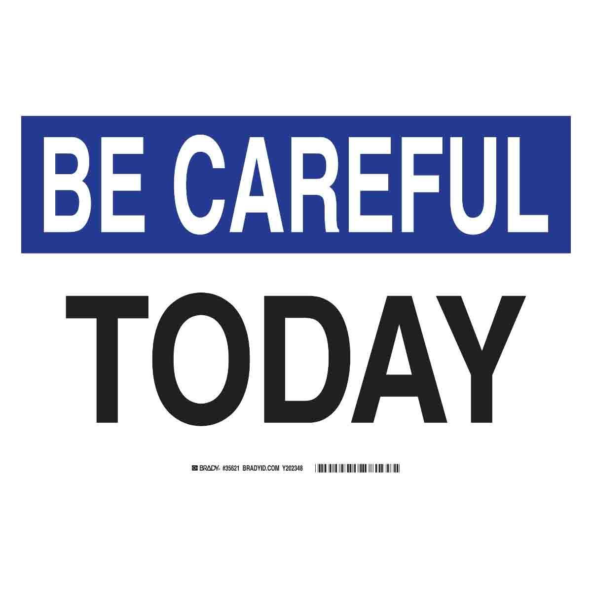 Brady® 35621 Accident Prevention Signs