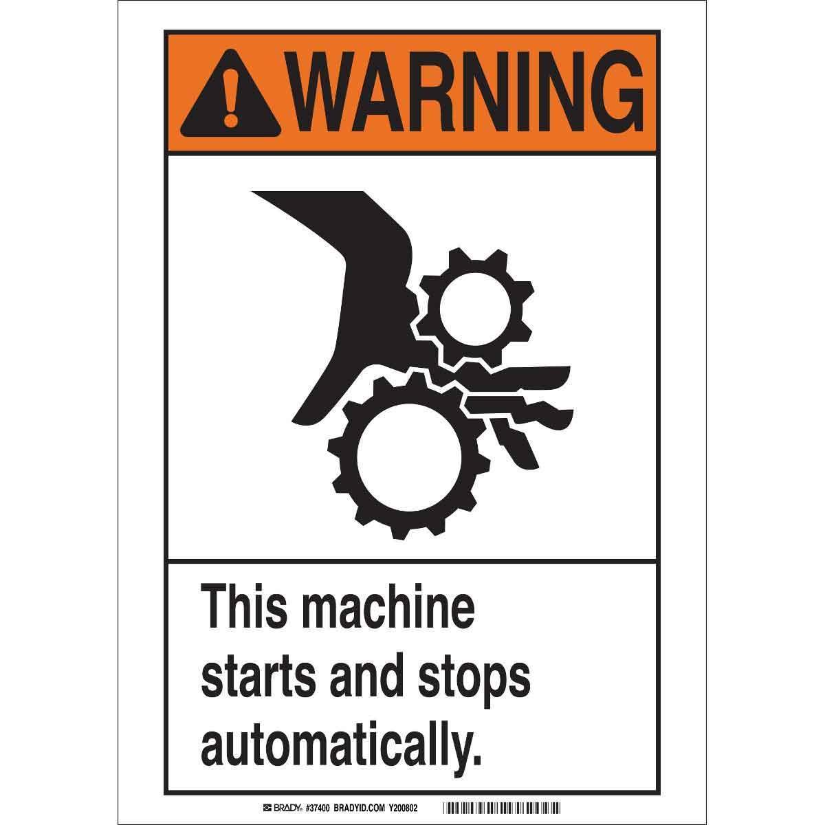 Brady® 37400 Accident Prevention Signs