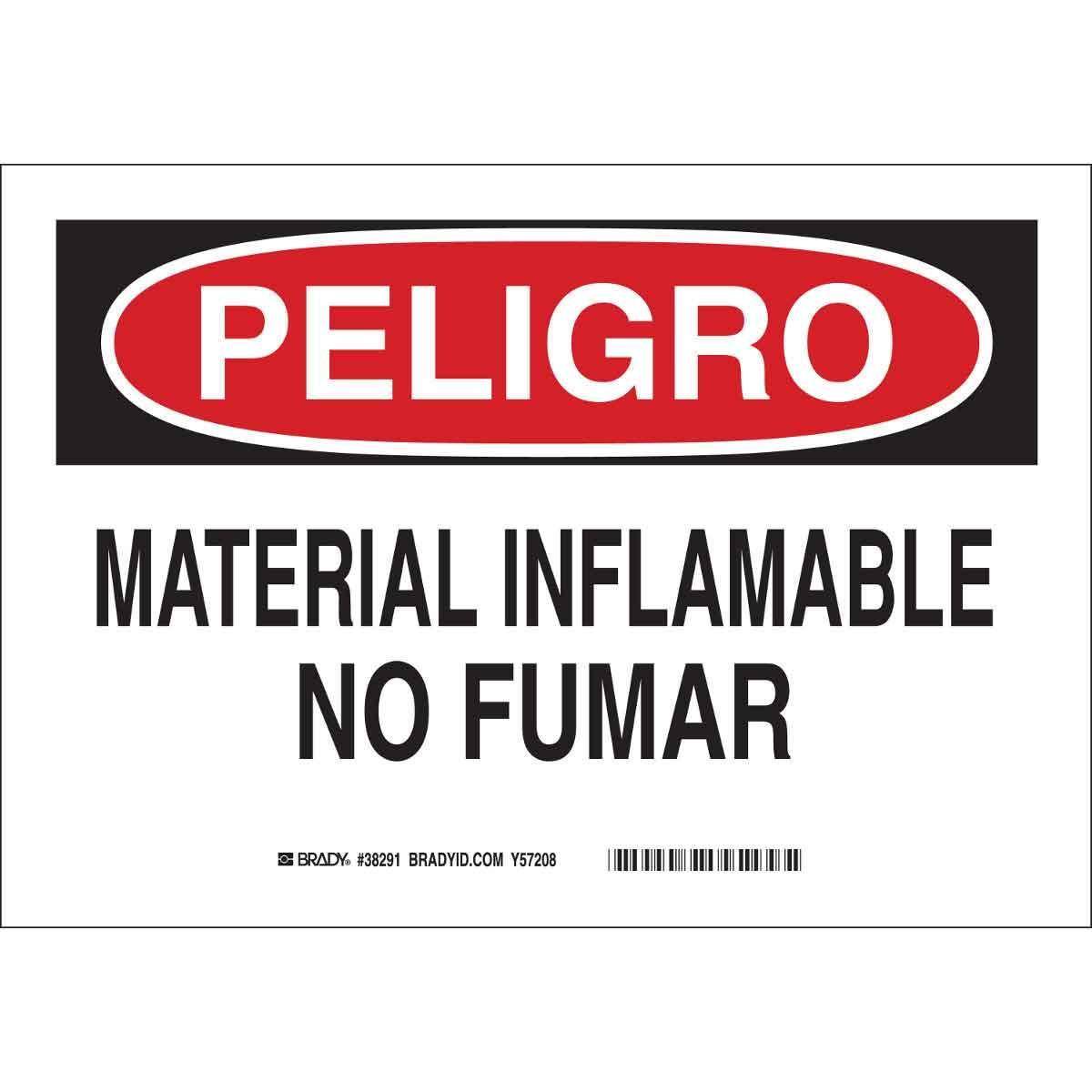 Brady® 39046 Chemical & Hazardous Material Signs