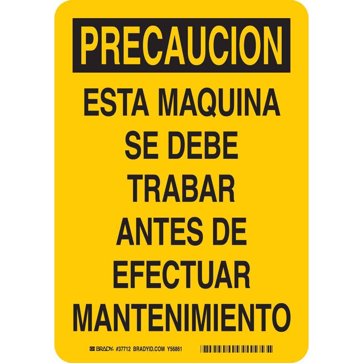 Brady® 37712 Accident Prevention Signs