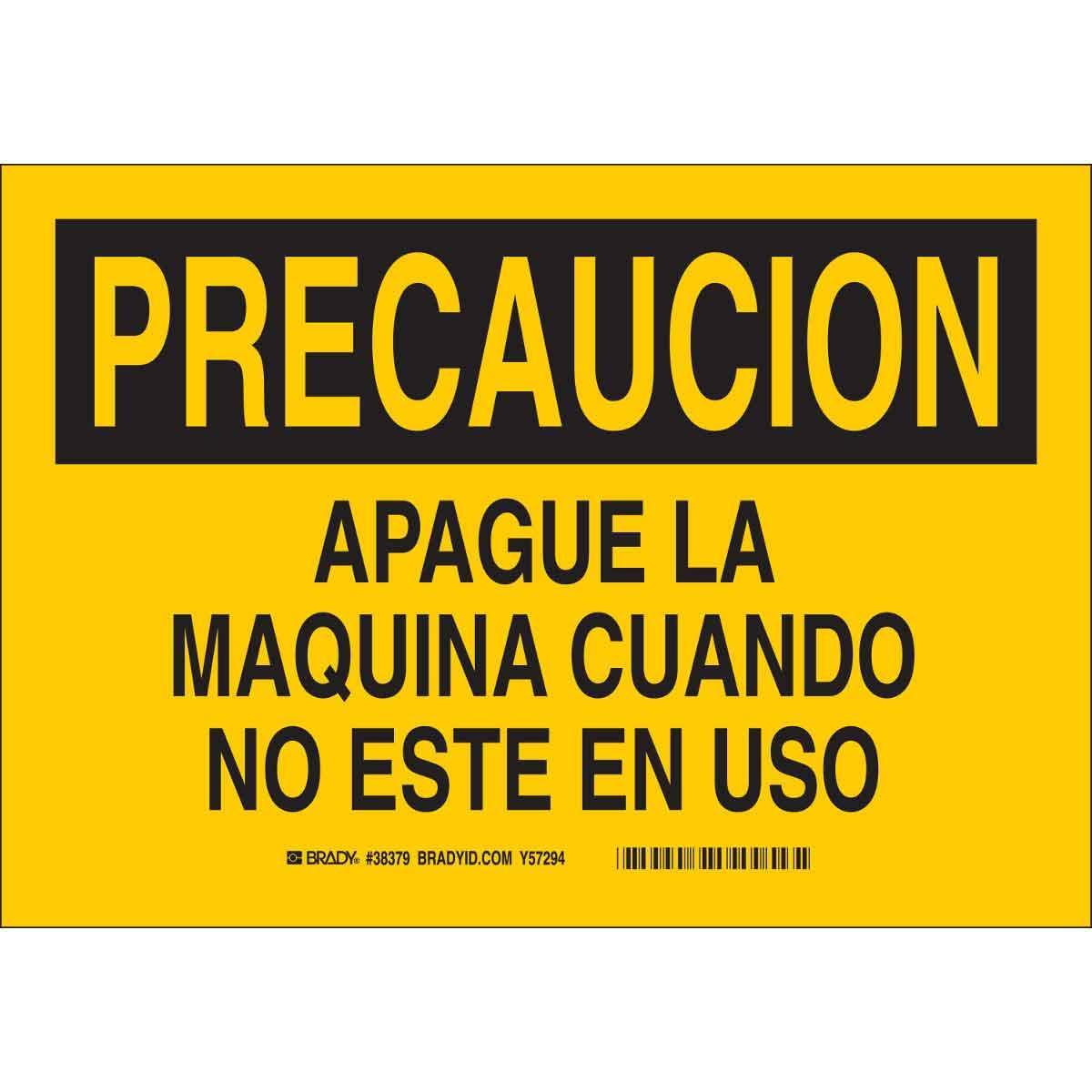 Brady® 37713 Accident Prevention Signs