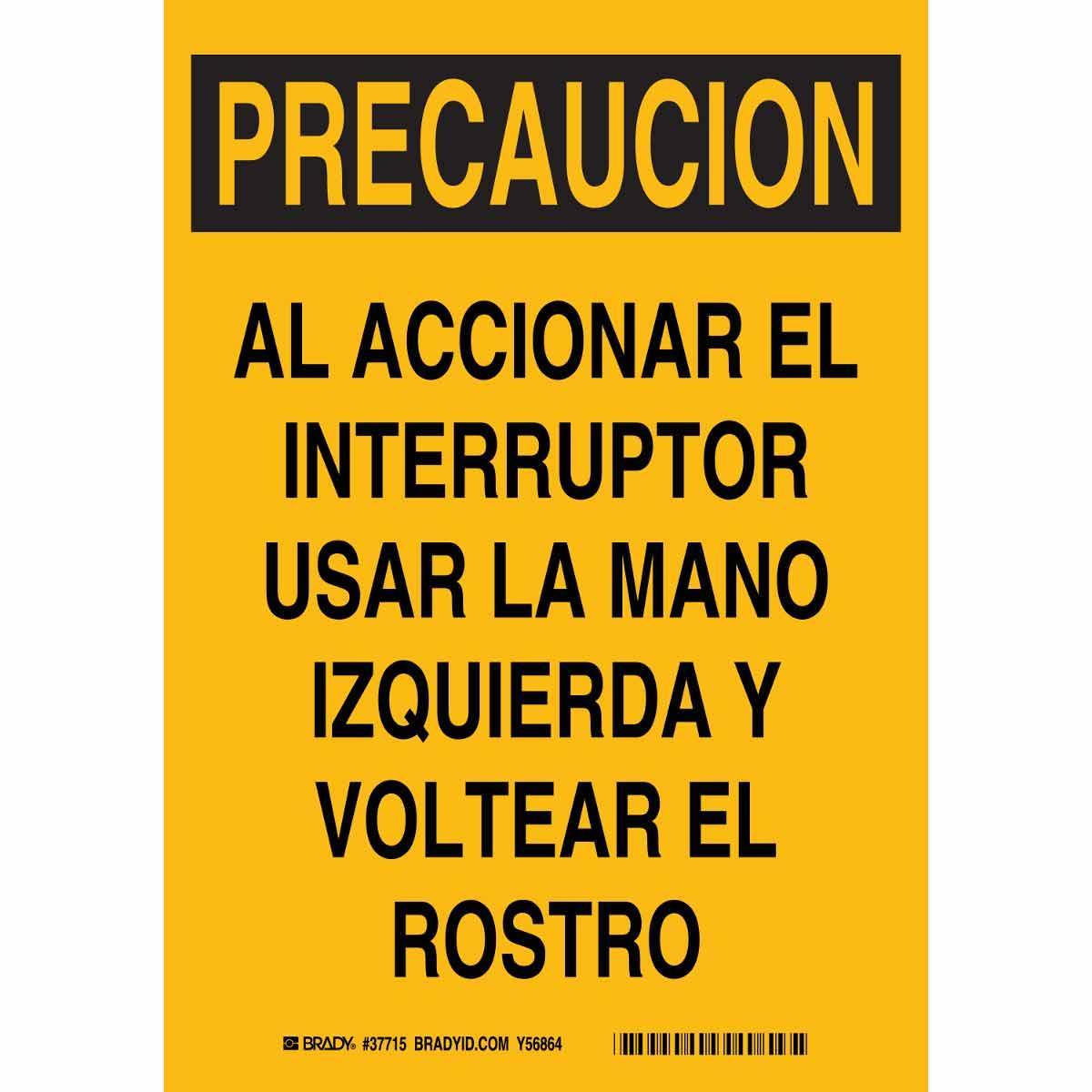 Brady® 37715 Accident Prevention Signs