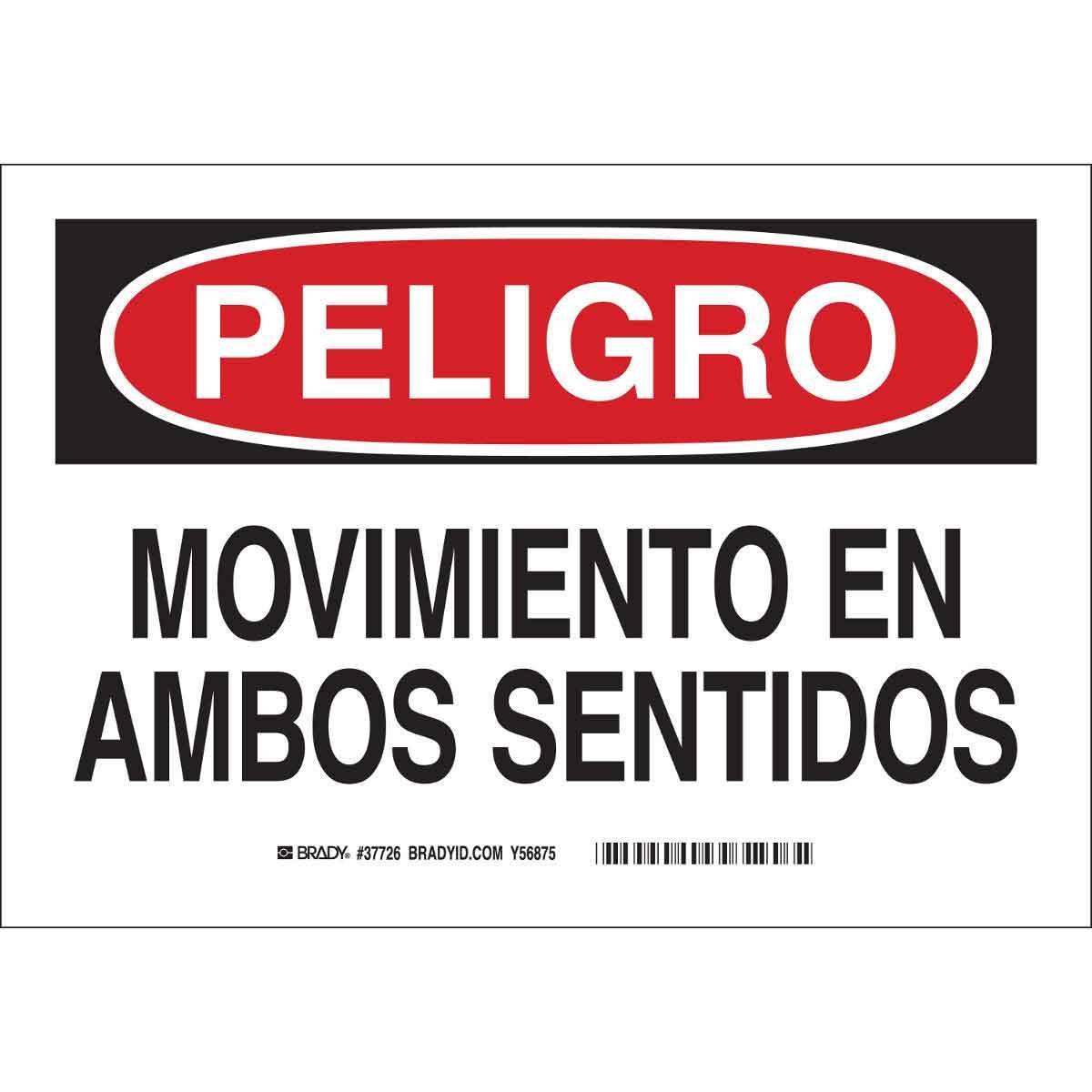 Brady® 37726 Accident Prevention Signs
